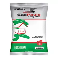 Gesso Cola Para Acabamento E Reparo 1kg Sampaflex