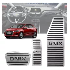 Kit Descanso Pe Acelerador Freio Inox Chevrolet Onix Premier