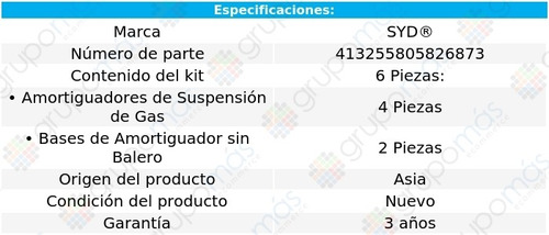 Amortiguadores Y Bases Syd Audi Tt 2015 A 2018 Foto 3