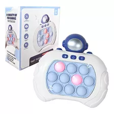 Minigame Pop-it Jogo Machine Game Fidget Toys Cor Azul