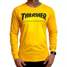 Camiseta Thrasher Skate Mag Manga Longa