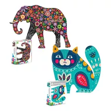 Puzzle Rompecabezas Elefante + Gato 500 Piezas Colorful