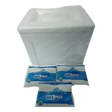 Pack: Caja Teknopor + 3 Gelpack 250grs