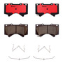 Kit Herrajes De Balatas Toyota Tundra 2000-2001-2002 Del Ck