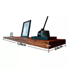 4 Prateleiras Pinus Reta Painel Grossa Cor Imbuia