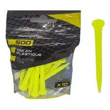 Kit C/ 10 Tee De Golf De Plástico 70 Mm Elevação Bola Golfe