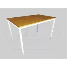 Mesa Cocina-comedor En Hierro Y Madera