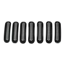 7 Grillas Tipo Rejillas Para Parrilla Jeep Wrangler 07-17