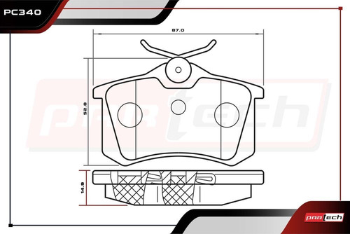 Balatas Traseras Audi A1 2016 Foto 2