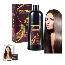 Shampoo Tinte Para Cabello 100% Cubre Canas Mujer Hombre 