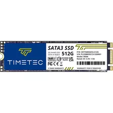 Ssd Timetec, 3d Nand M.2 2280 Sata 3 6gb/s, 512gb, 550mb/s