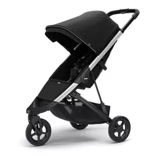 Cochecito De Bebé Spring Midnight Con Chasis De Aluminio Negro - Thule