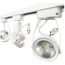 Kit Trilho 1,5 Metro 4 Spot Ar70 Branco Led 7w 4000k