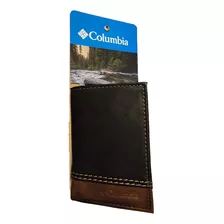 Billetera Columbia Negra/cafe