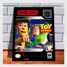 Quadro Decorativo Capa A4 25x33 Toy Story Super Nintendo