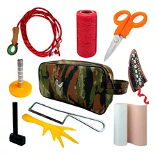 Kit 10 Accesorios Para Gallero - Amarrador Soltador Pro 