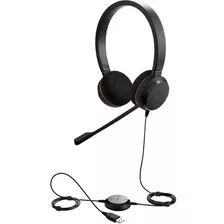 Fone De Ouvido On-ear Jabra Evolve 20 Ms Stereo Black