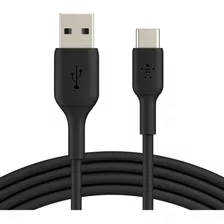 Cable Usb Belkin Cab001bt1mbk Con Entrada Usb A Salida Usb-c