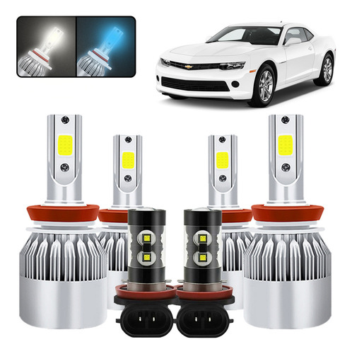 Kit De Focos Led 5202 Ps24w H16 Foco Antiniebla Para Chevy Chevrolet Camaro