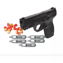 Smith Wesson M2.0 M&p 9 .43 5co2 10 Pelotas Talco Xtreme
