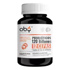 Multi Probioticos 120 Billones De 12 Cepas Y Prebioticos Oby Sabor Sin Sabor