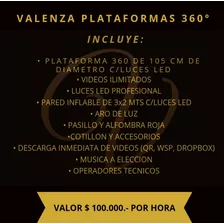 Arriendo Plataforma Giratoria 360° 