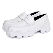 Sapato Mocassim Feminino Tratorado Branco Original Dubuy