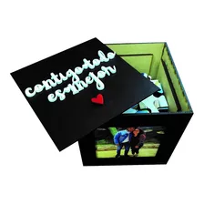 Cubo 15cm Con Fotos Y Rompecabezas 40cm Personalizado 