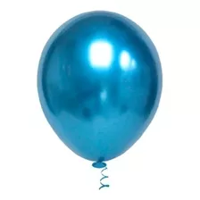 Bexiga Balões Metalizado Platino Nº 5 Pol C/ 25un Art Latex