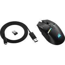 Mouse Para Jogos Sem Fio Corsair Darkstar Rgb 26000 Dpi Preto