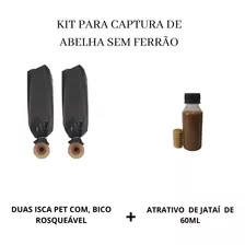 Kit 2 Isca Pet + 60ml De Atrativo De Jataí