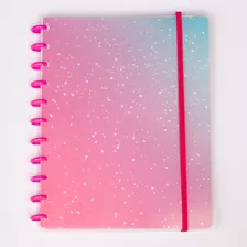 Caderno De Disco Grande Inteligente Basic Grande Pink