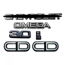 Kit Emblemas Omega 2 Cd Chevrolet 3.0i