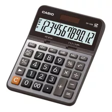 Calculadora Electronica Dx-120b Negro/gris Casio Cont 1pieza