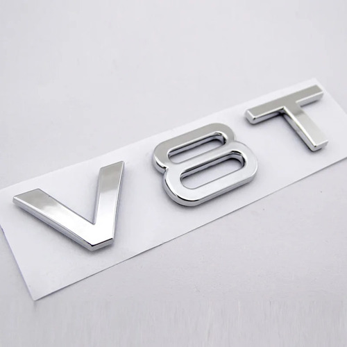 Para Audi A4 A5 A6 3d V8t Badge Fender Badge Sticker Foto 5
