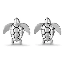 Boma Jewelry Aretes De Tuerca Con Forma De Animal De Tortuga