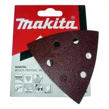 Papel De Lija Delta Para Madera Con Grano De Velcro 180 B-21602, 10 Unidades, Makita