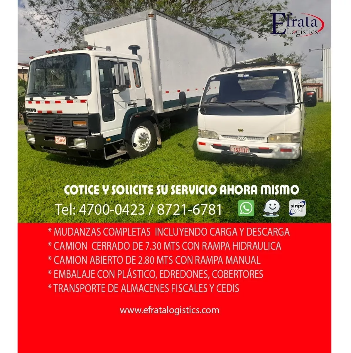 Transportes Y Mudanzas Camion 7.30 Mts Con Rampa Hidraulica