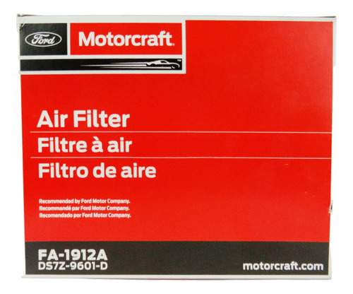 Filtro De Aire Ford Fusion 2.5 2.0 2014-2020 Motorcraft Foto 3