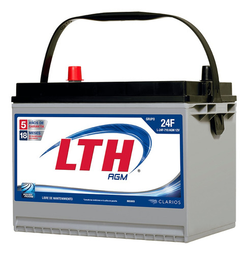 Bateria Lth Agm Honda Prelude 1998 - L-24f-710 Foto 3