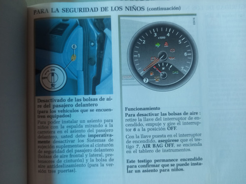 2 Manuales Propietario Renault Megane 2003 Y 2004 Foto 2
