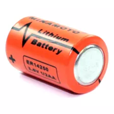 Pilha Lithium 3,6v 1/2aa Er14250 1200mah Ls14250 Minamoto