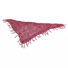 Chal Aretesanal Tejido Crochet Rosa. Oferta!