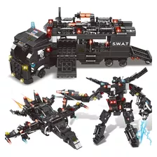 Swat Police 585 Peças Bloco De Montar Legotipo
