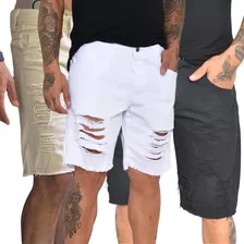 Shorts Masculino Kit Com 3 Pronta Entrega Flex Novo Escolha