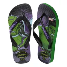 Chinelo Havaianas Kids Top Marvel Ii Hulk Original