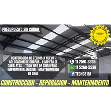 Techista - Chapa Teja Galpones Canaletas Reparaciones