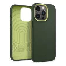 Funda Caseology Nano Pop Silicone Para iPhone 13 Pro - Verde