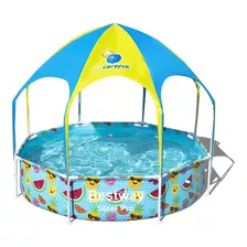 Piscina Familiar Con Techo Bestway 244cm X 51cm Y Rociador