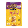 Ração Úmida Purina Friskies Para Gatos Adultos Cordeiro Ao Molho 85g - Com 15 Unidades